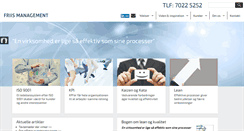 Desktop Screenshot of friismanagement.com