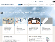 Tablet Screenshot of friismanagement.com